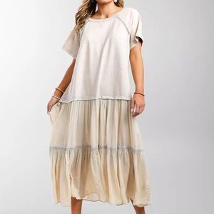 Free People Sun Fade Midi Boho Dress